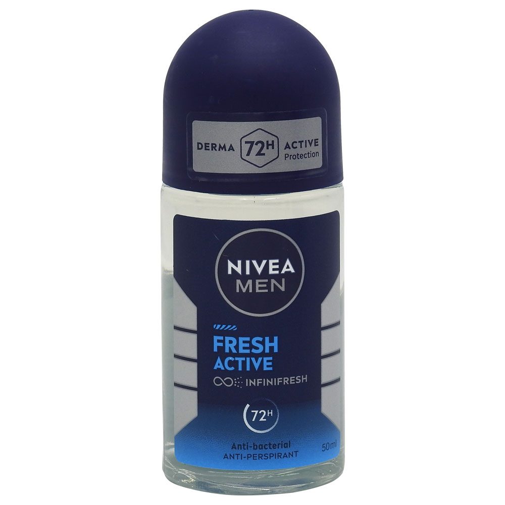 Antiperspiráns Golyós Dezodor, Nivea, 50 ml Men Fresh Active