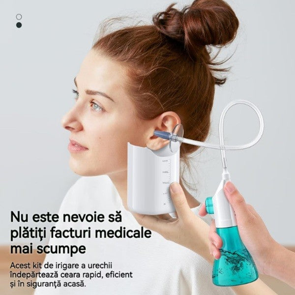 Dispozitiv de Curatare Urechi, Vivimall, pentru Indepartare Ceara, Accesorii Incluse, din ABS+PC, Verde - vivimall.ro