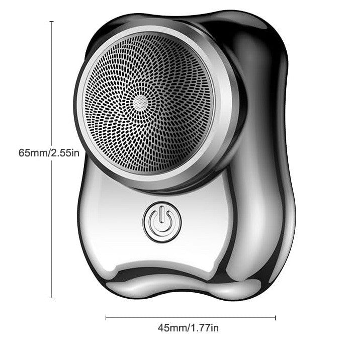 Aparat de Ras Electric, Vivimall, Portabil, Incarcare USB Type-C, Autonomie >60 min, 6.5 x 4.5 x 4 cm, 5V, 3.7W, Negru - vivimall.ro
