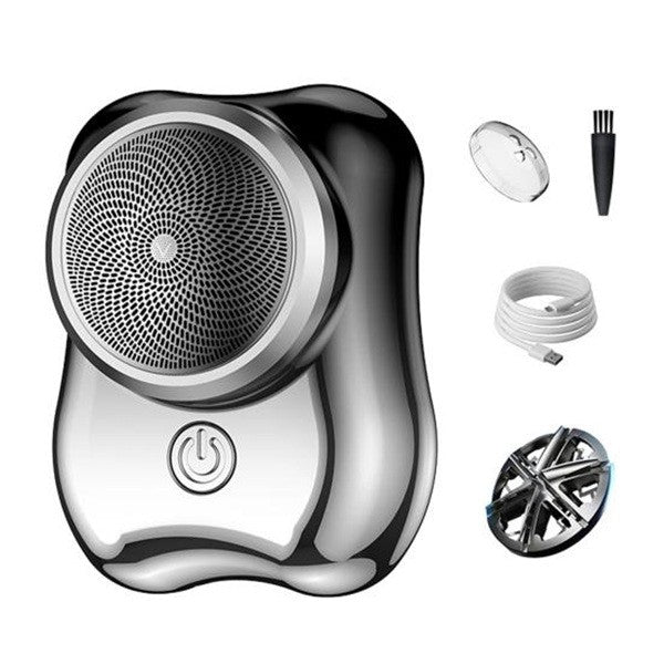 Aparat de Ras Electric, Vivimall, Portabil, Incarcare USB Type-C, Autonomie >60 min, 6.5 x 4.5 x 4 cm, 5V, 3.7W, Negru - vivimall.ro