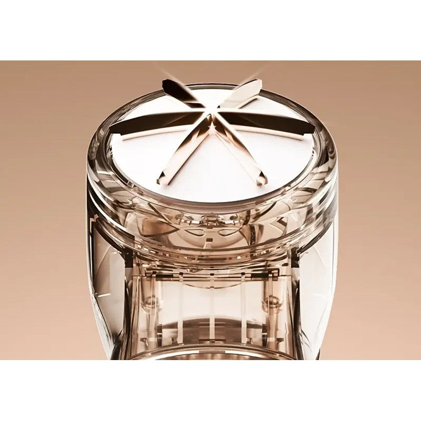 Aparat Electric de Curatat Scame 2in1, Vivimall, Indepartare Scame si Aspirare, 15 x 8.5 cm, din ABS si Otel Inoxidabil, Incarcare USB Tip C, Mov - vivimall.ro