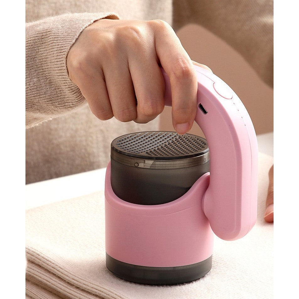 Aparat Pentru Curățat Scame, Păr Și Praf, Cu LED, Pentru Diferite Tipuri De Material, Cu Lame Din Oțel Inoxidabil, Compartiment De Depozitare, Mâner Reglabil, 11 x 10,5 x 8,7 cm - vivimall.ro