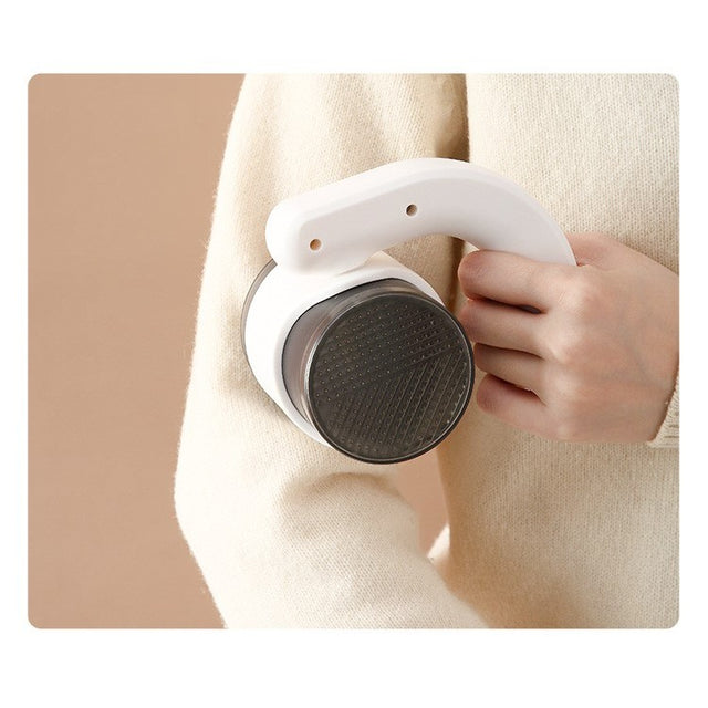 Aparat Pentru Curățat Scame, Păr Și Praf, Cu LED, Pentru Diferite Tipuri De Material, Cu Lame Din Oțel Inoxidabil, Compartiment De Depozitare, Mâner Reglabil, 11 x 10,5 x 8,7 cm - vivimall.ro