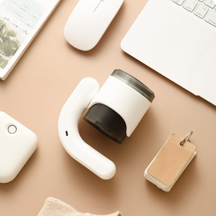 Aparat Pentru Curățat Scame, Păr Și Praf, Cu LED, Pentru Diferite Tipuri De Material, Cu Lame Din Oțel Inoxidabil, Compartiment De Depozitare, Mâner Reglabil, 11 x 10,5 x 8,7 cm - vivimall.ro