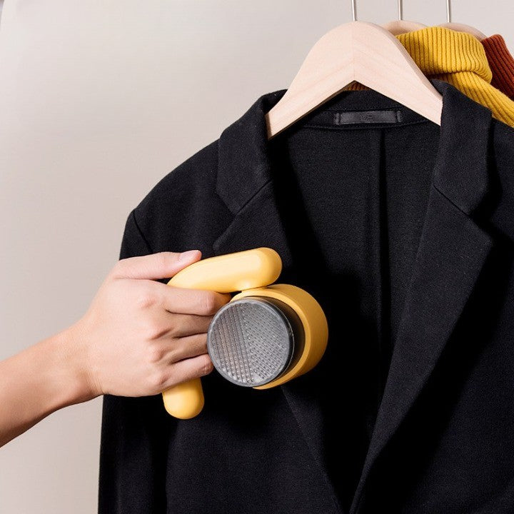 Aparat Pentru Curățat Scame, Păr Și Praf, Cu LED, Pentru Diferite Tipuri De Material, Cu Lame Din Oțel Inoxidabil, Compartiment De Depozitare, Mâner Reglabil, 11 x 10,5 x 8,7 cm - vivimall.ro