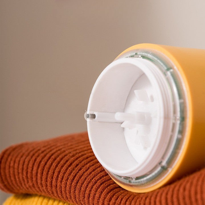 Aparat Pentru Curățat Scame, Păr Și Praf, Cu LED, Pentru Diferite Tipuri De Material, Cu Lame Din Oțel Inoxidabil, Compartiment De Depozitare, Mâner Reglabil, 11 x 10,5 x 8,7 cm - vivimall.ro