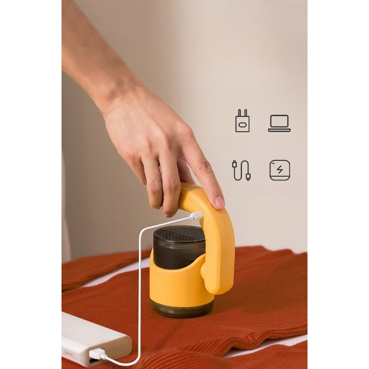 Aparat Pentru Curățat Scame, Păr Și Praf, Cu LED, Pentru Diferite Tipuri De Material, Cu Lame Din Oțel Inoxidabil, Compartiment De Depozitare, Mâner Reglabil, 11 x 10,5 x 8,7 cm - vivimall.ro