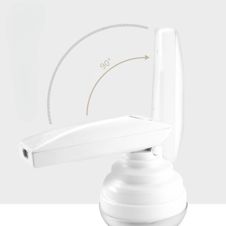 Aparat Pentru Curatat Scame, Par Si Praf, Vivimall, Trimmer pentru Diferite Tipuri De Material, Cu Lame Din Otel Inoxidabil, Maner Flexibil, Incarcare Prin USB, 13x8 cm, Alb - vivimall.ro