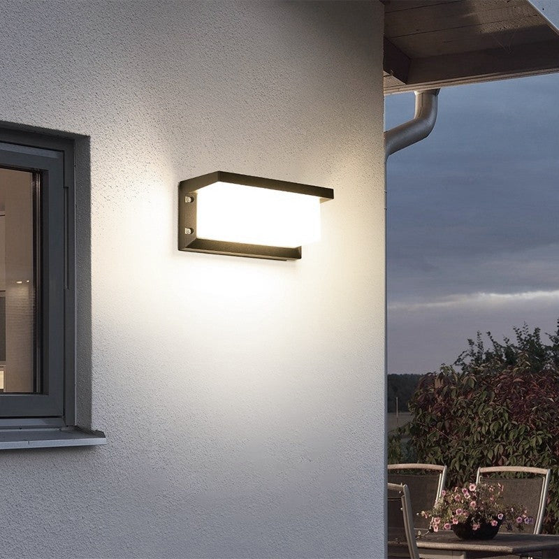 Aplica Solara De Exterior LED Vivimall, 13.5 cm x 8 cm, 150 Lumeni 60 LED 18W, IP65, 3 trepte de lumina, Senzor de Lumina, FORMA ARC, Alb Rece - vivimall.ro