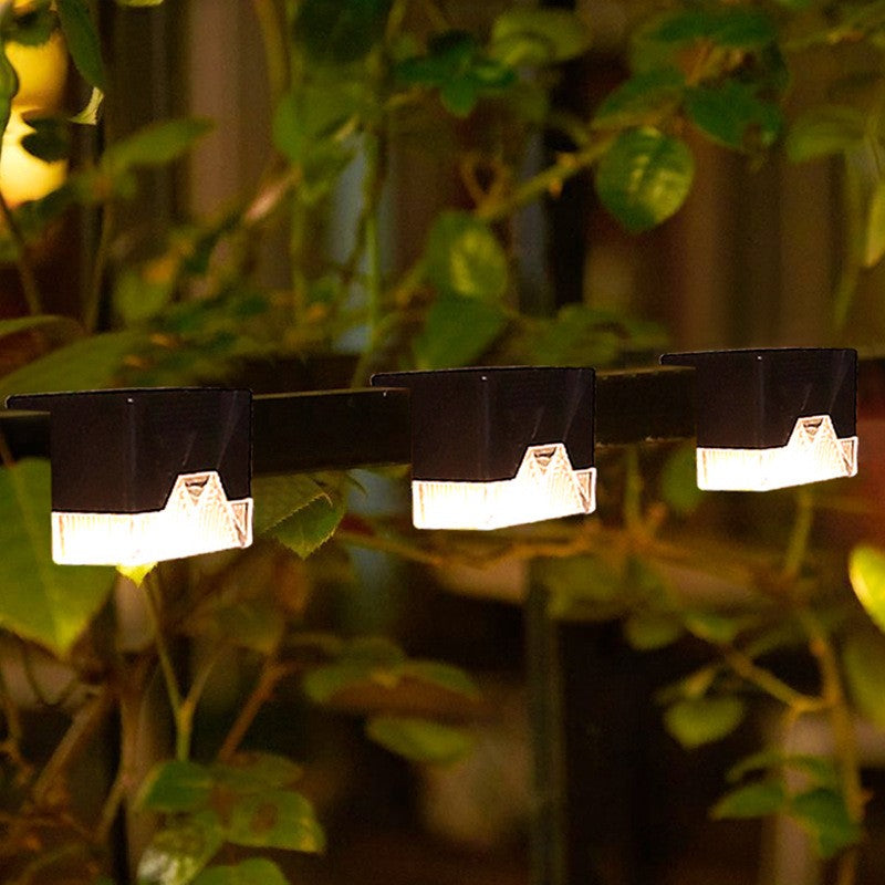 Aplica solara LED Flippy, ABS/Policarbonat, rezistenta la apa IP65, pentru trepte, borduri, terasa, 1.2V, 600mah, 7.9 x 5 cm, lumina alb cald, negru - vivimall.ro