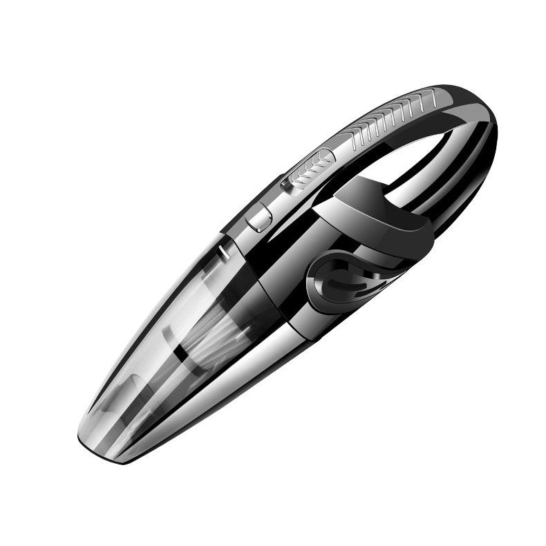 Aspirator de Mana Portabil Turbo, Vivimall, pentru Uz Caznic sau Auto, Functie de Aspirare Umeda si Uscata, Incarcare la Priza, 32.000 rot/min, Putere 120W, Aspirare cu Vid de 4 Bar, 5 Accesorii pentru Spatii Inguste, Negru - vivimall.ro