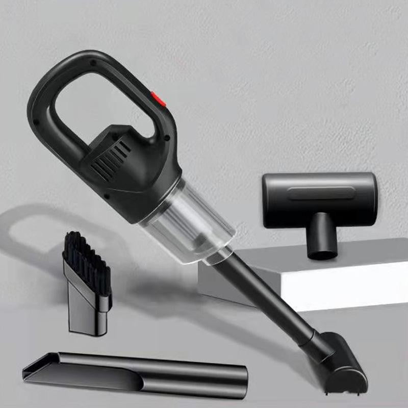 Aspirator Portabil fara Fir, Vivimall, Incarcare USB, Pentru Casa si Masina, Autonomie 45 min, Negru - vivimall.ro