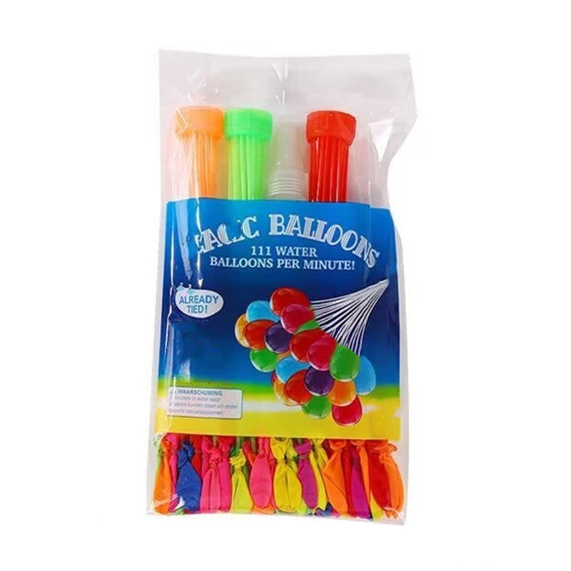 Baloane de Apa pentru Distractii, Vivimall, Baloane cu Umplere Rapida, Baloane de Lupta cu Apa, 111 bucati, din Emulsie, Multicolor - vivimall.ro