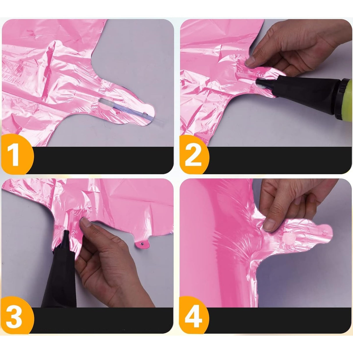 Balon din Folie Vivimall, Cifra 2, 81 cm, Pentru Aer sau Heliu, Mov - vivimall.ro