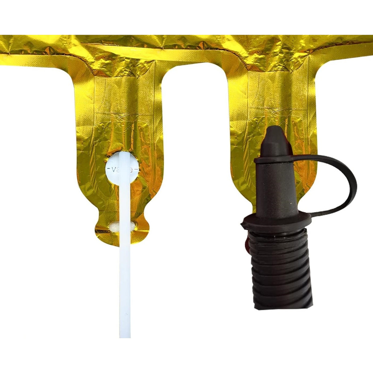 Balon din Folie Vivimall, Cifra 5, 81 cm, Pentru Aer sau Heliu, Bulk, Auriu - vivimall.ro