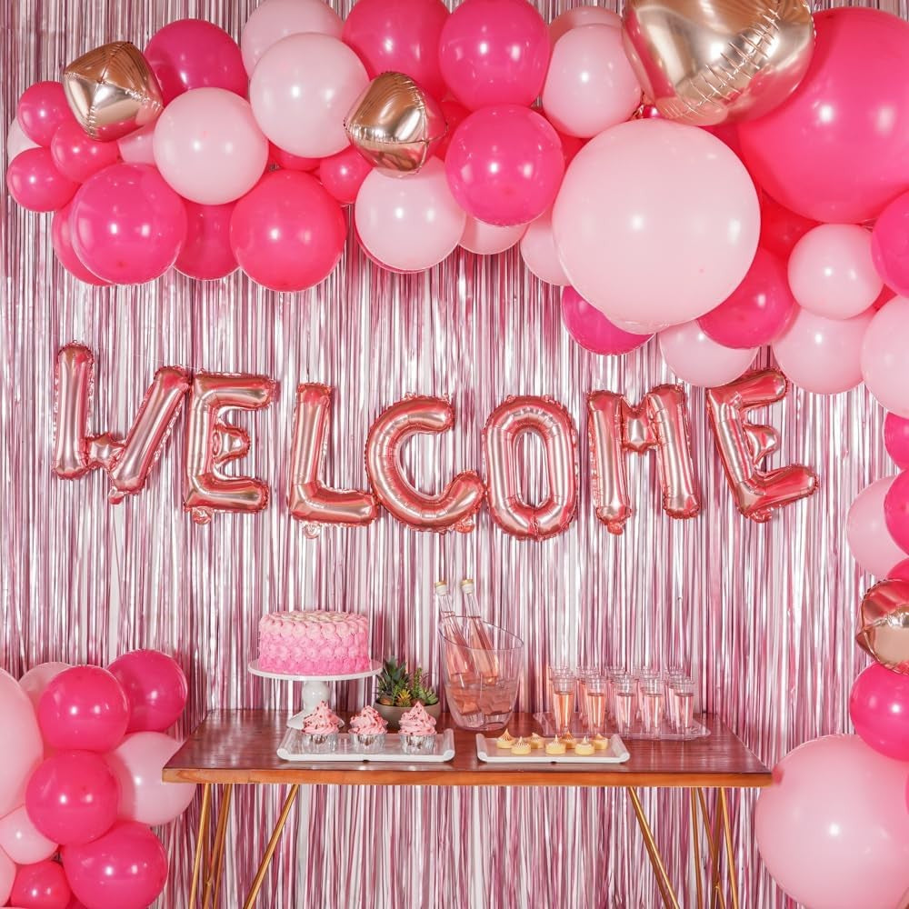 Balon Folie Metalizata Litera M, Vivimall, 40 cm, Umflati cu Heliu sau Aer, Ambalaj Individual, Pai inclus, Rose Gold - vivimall.ro