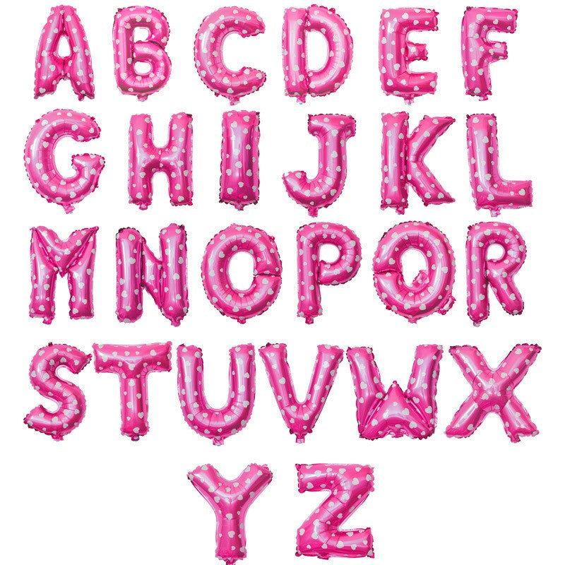 Balon Folie Metalizata Litera D, Vivimall, 40 cm, Cu Imprimeu Inimioare, Umflati cu Heliu sau Aer, Ambalaj Individual, Pai inclus, Roz - vivimall.ro