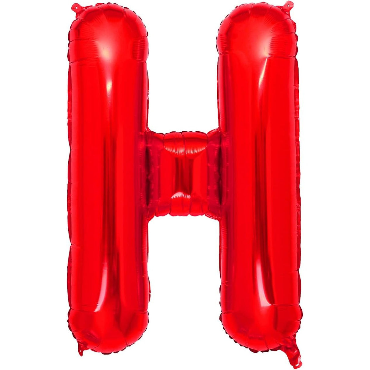 Balon Folie Metalizata Litera H, Vivimall, 40 cm, Umflati cu Heliu sau Aer, Ambalaj Individual, Pai inclus, Rosu - vivimall.ro
