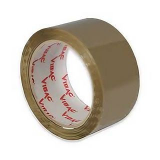 Banda Adeziva Solvent, Vibac, 48mmx60m , Maro , 36 role/cutie - vivimall.ro