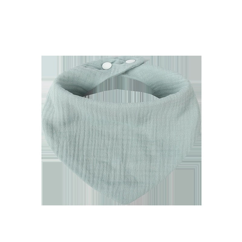 Baveta Triunghiulara, Vivimall, din Bumbac, pentru Copii 0-12 Luni, 33x32 cm, Rezistenta la Apa, Albastru - vivimall.ro