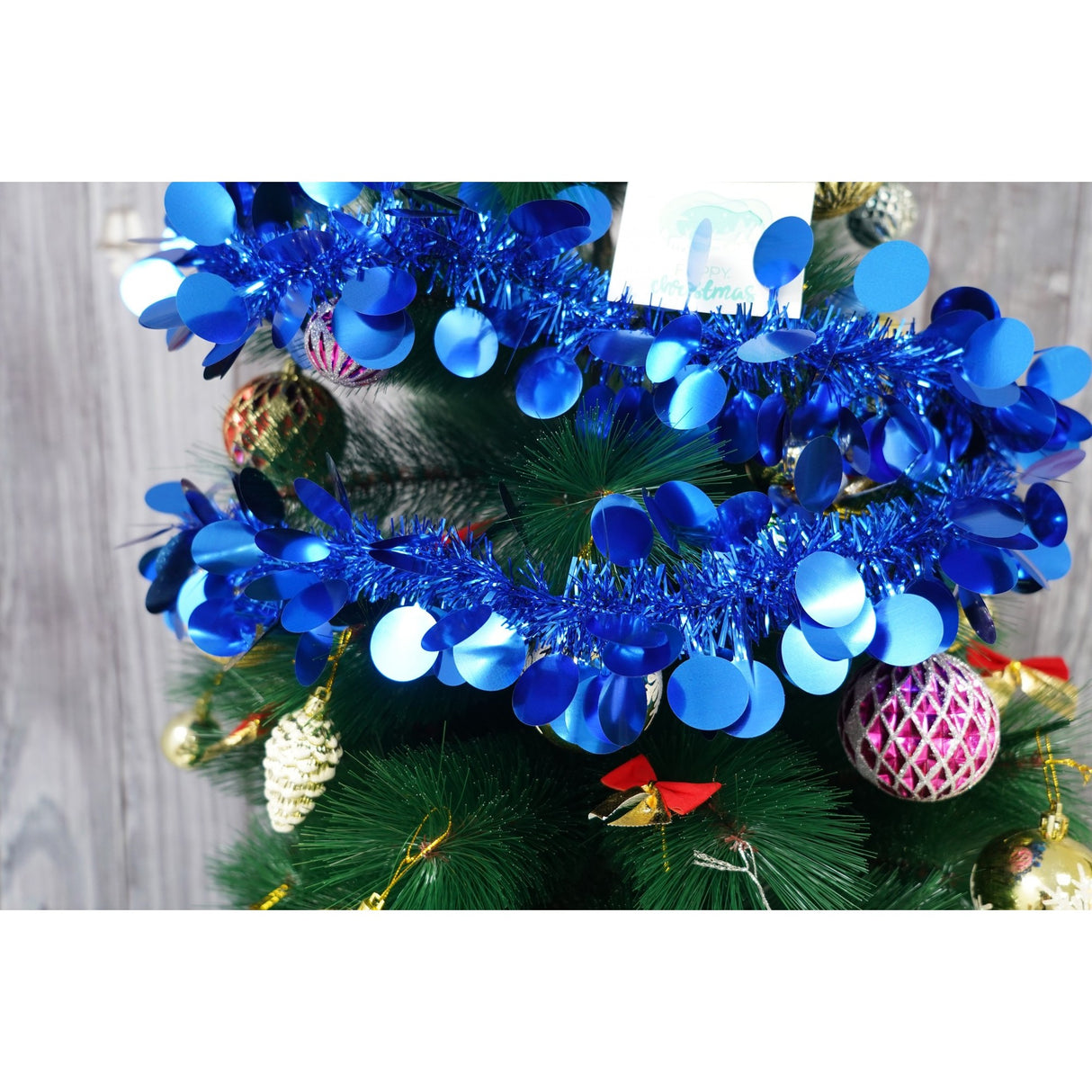 Beteala Craciun, Flippy, albastru, marimea: 2 m x 11 cm material:folie PVC, interior/exterior - vivimall.ro