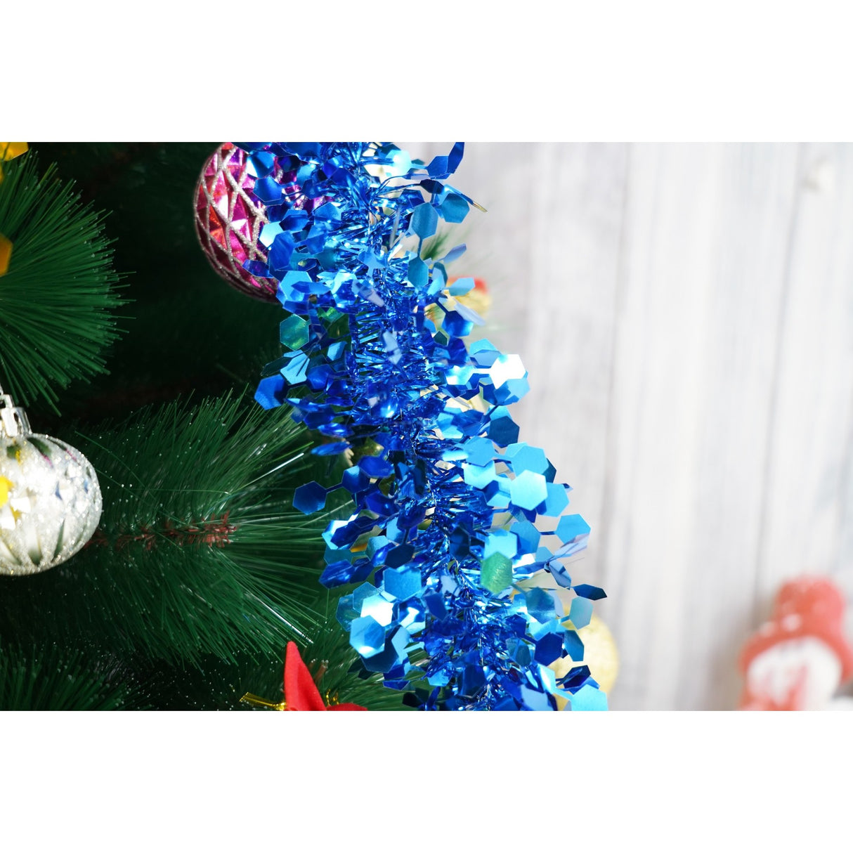 Beteala Craciun, Flippy, albastru, marimea: 2 m x 9 cm material:folie PVC, interior/exterior - vivimall.ro