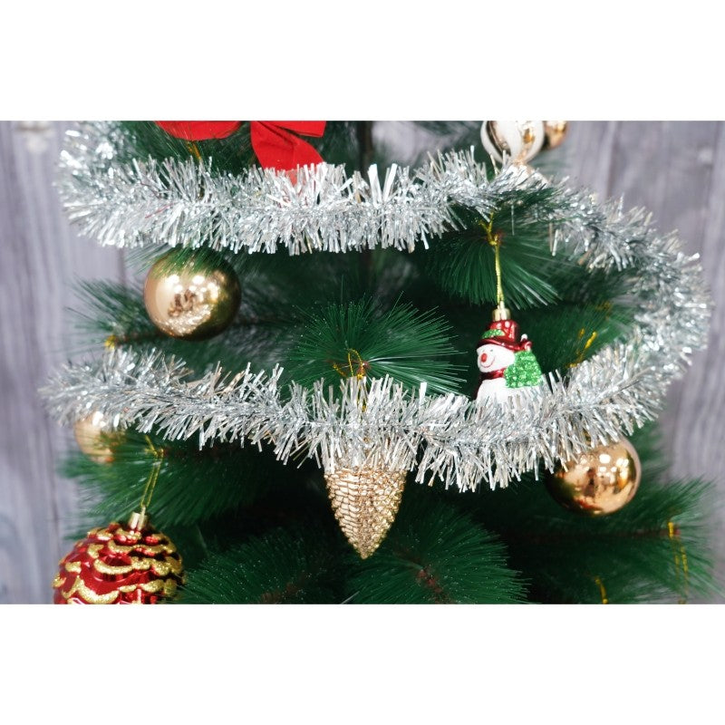 Beteala Craciun, Flippy, argintiu, marimea: 2 m x 5 cm material:folie PVC, interior/exterior - vivimall.ro