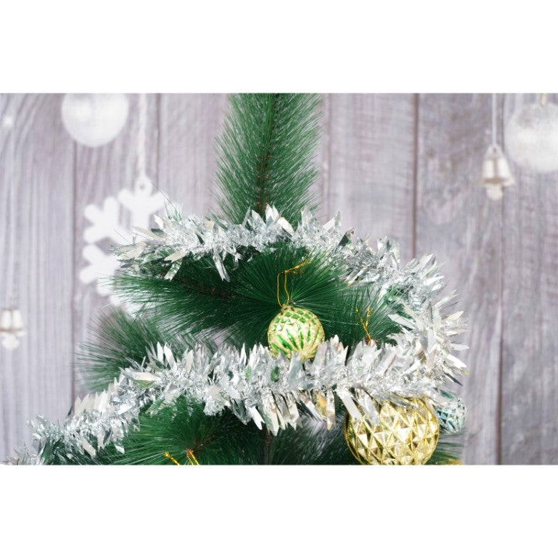 Beteala Craciun, Flippy, argintiu, marimea: 2 m x 6.5 cm material:folie PVC, interior/exterior - vivimall.ro