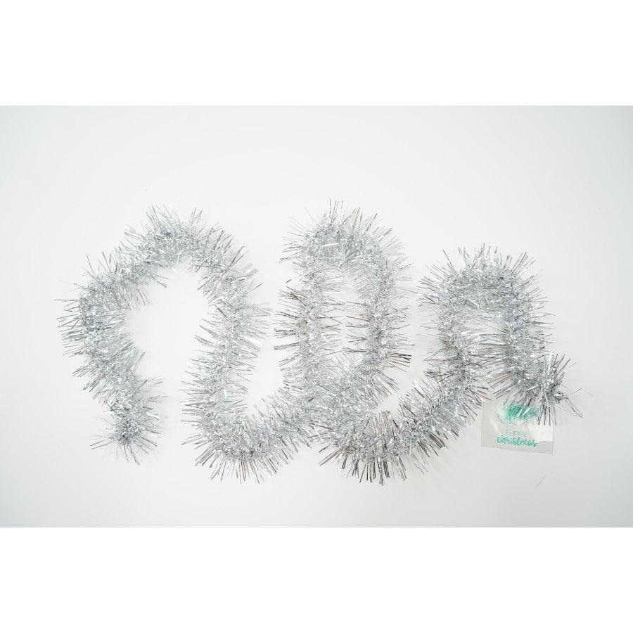 Beteala Craciun, Flippy, argintiu, marimea: 2 m x 8 cm material:folie PVC, interior/exterior - vivimall.ro