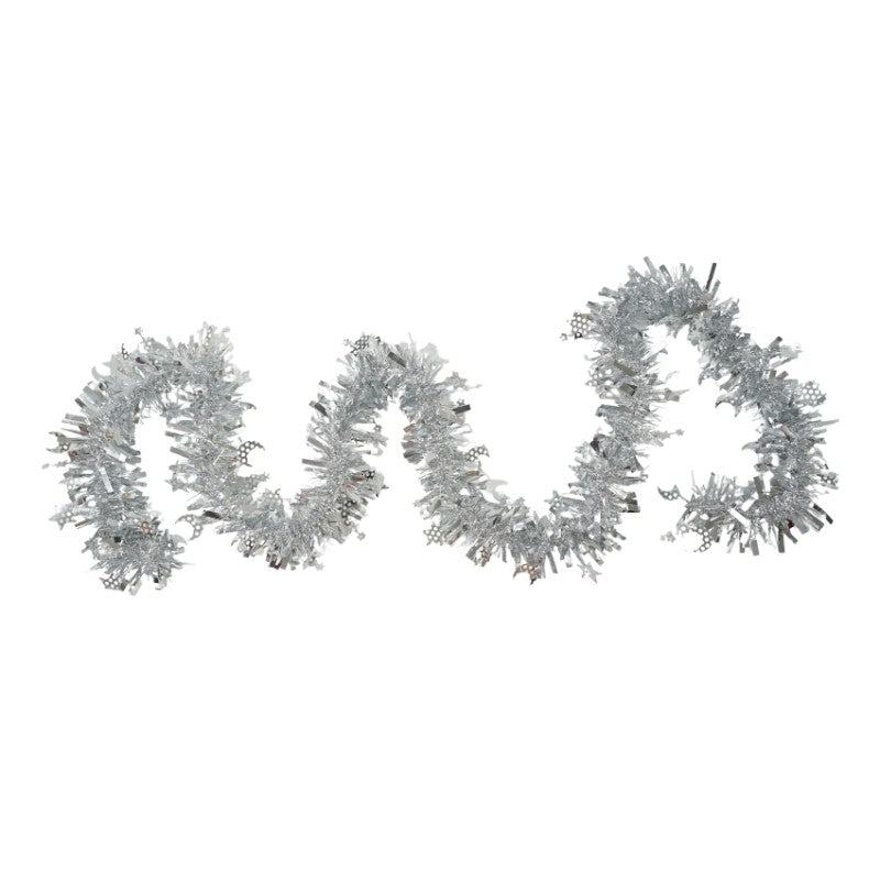 Beteala Craciun, Flippy, argintiu, marimea: 2 m x 9 cm x 9 cm material:folie PVC, interior/exterior - vivimall.ro