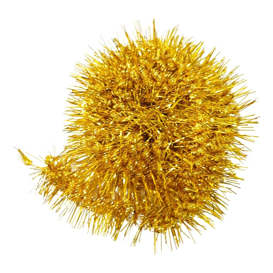 Beteala Craciun, Vivimall, aur, marimea: 2 m x 8 cm material:folie PVC, interior/exterior - vivimall.ro