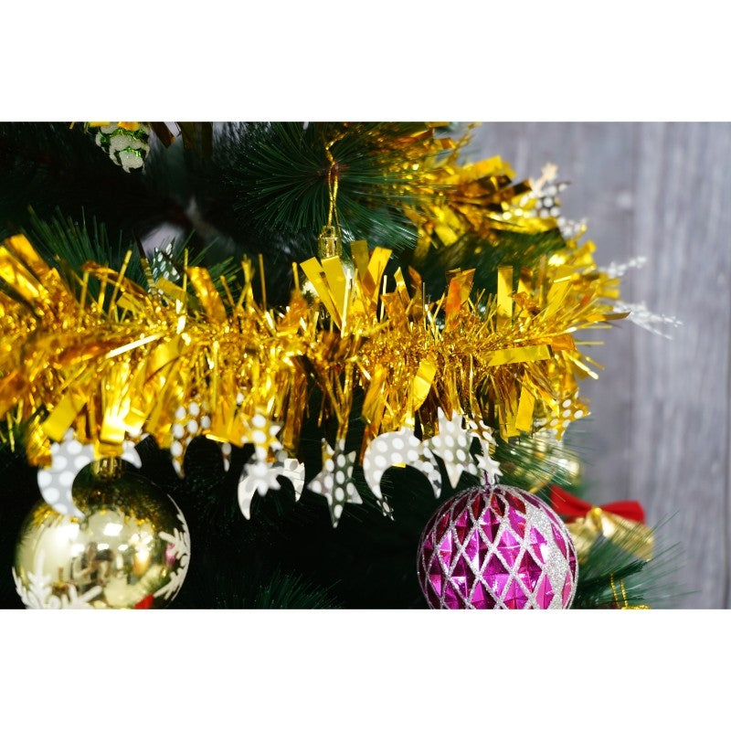 Beteala Craciun, Flippy, auriu, marimea: 2 m x 9 cm x 9 cm material:folie PVC, interior/exterior - vivimall.ro