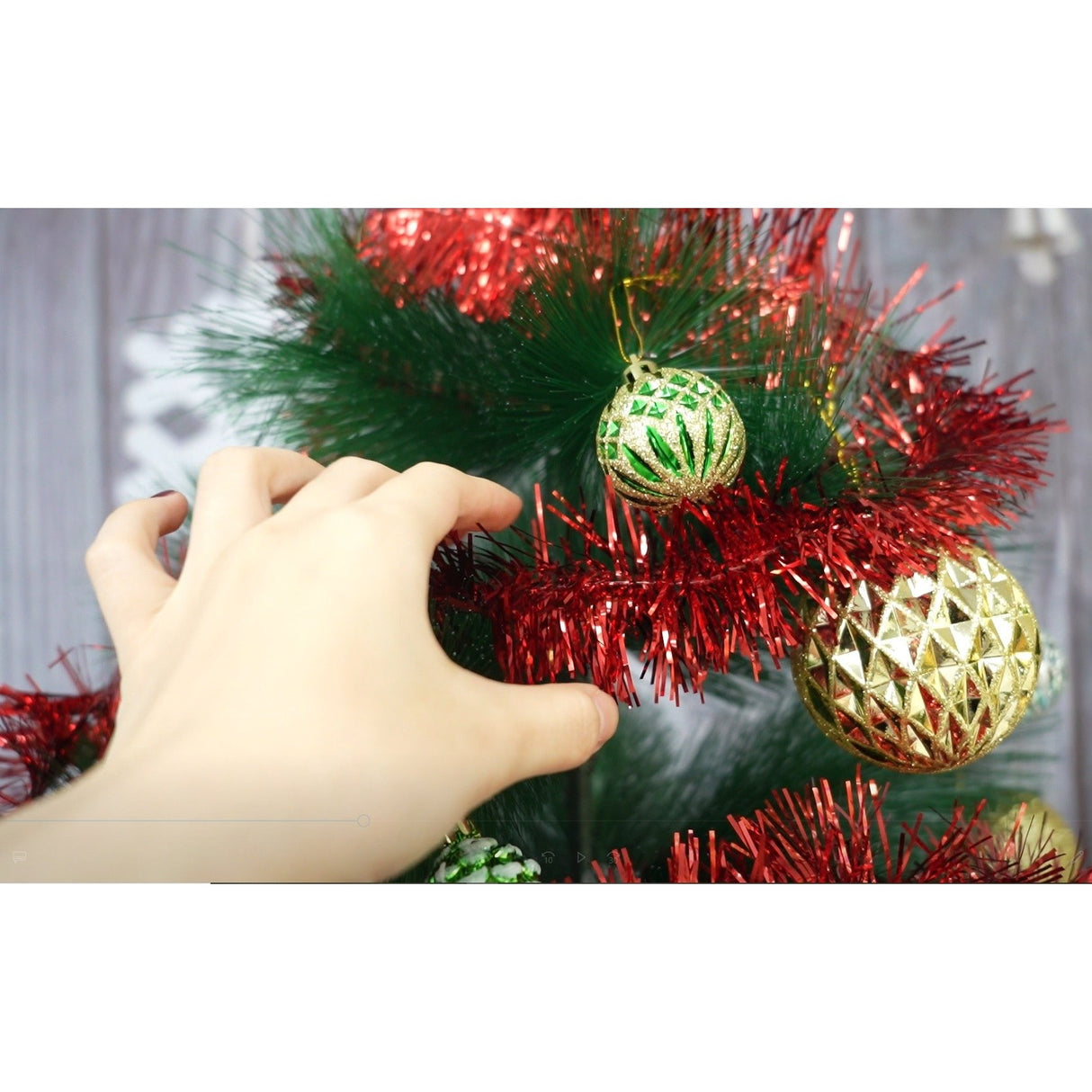 Beteala Craciun, Flippy, roșu, marimea: 2 m x 7 cm material:folie PVC, interior/exterior - vivimall.ro