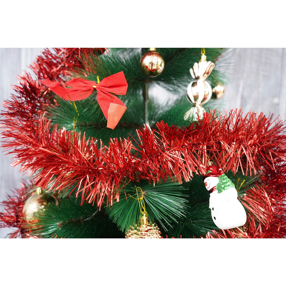 Beteala Craciun, Vivimall, roșu, marimea: 2 m x 9 cm material:folie PVC, interior/exterio - vivimall.ro