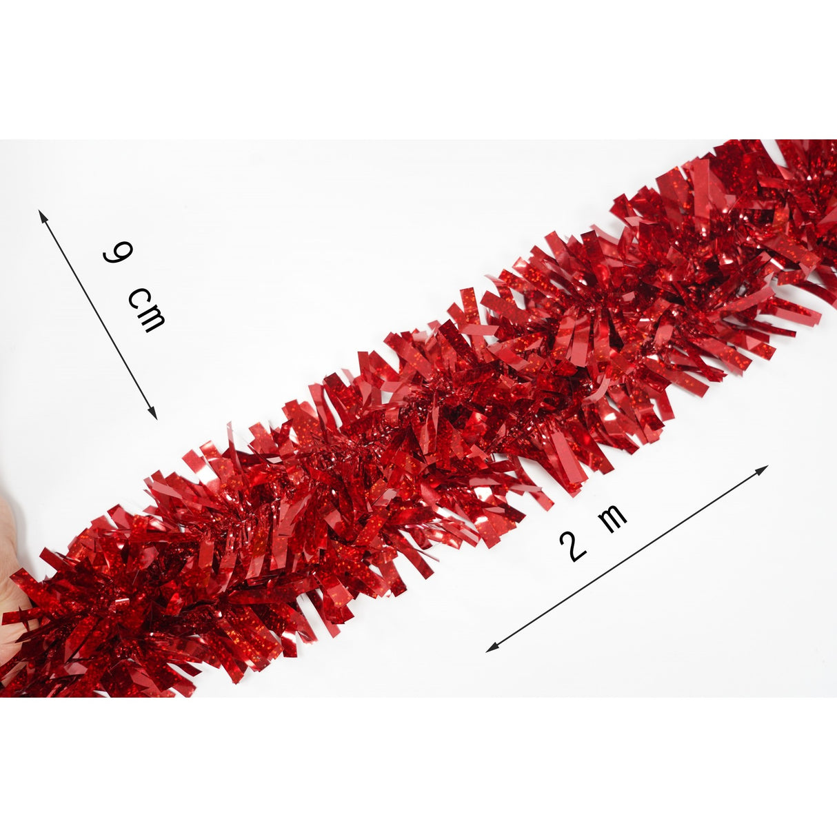 Beteala Craciun, Flippy, roșu, marimea: 2 m x 9 cm material:folie PVC, interior/exterior - vivimall.ro