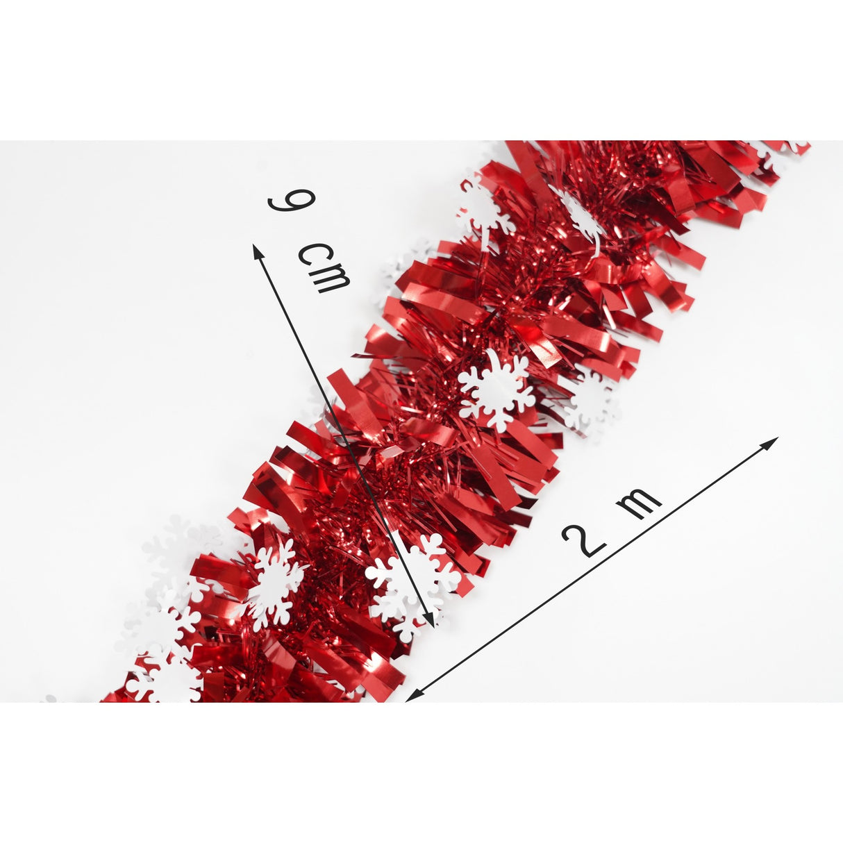 Beteala Craciun, Flippy, roșu, marimea: 2 m x 9 cm x 9 cm material:folie PVC, interior/exterior - vivimall.ro