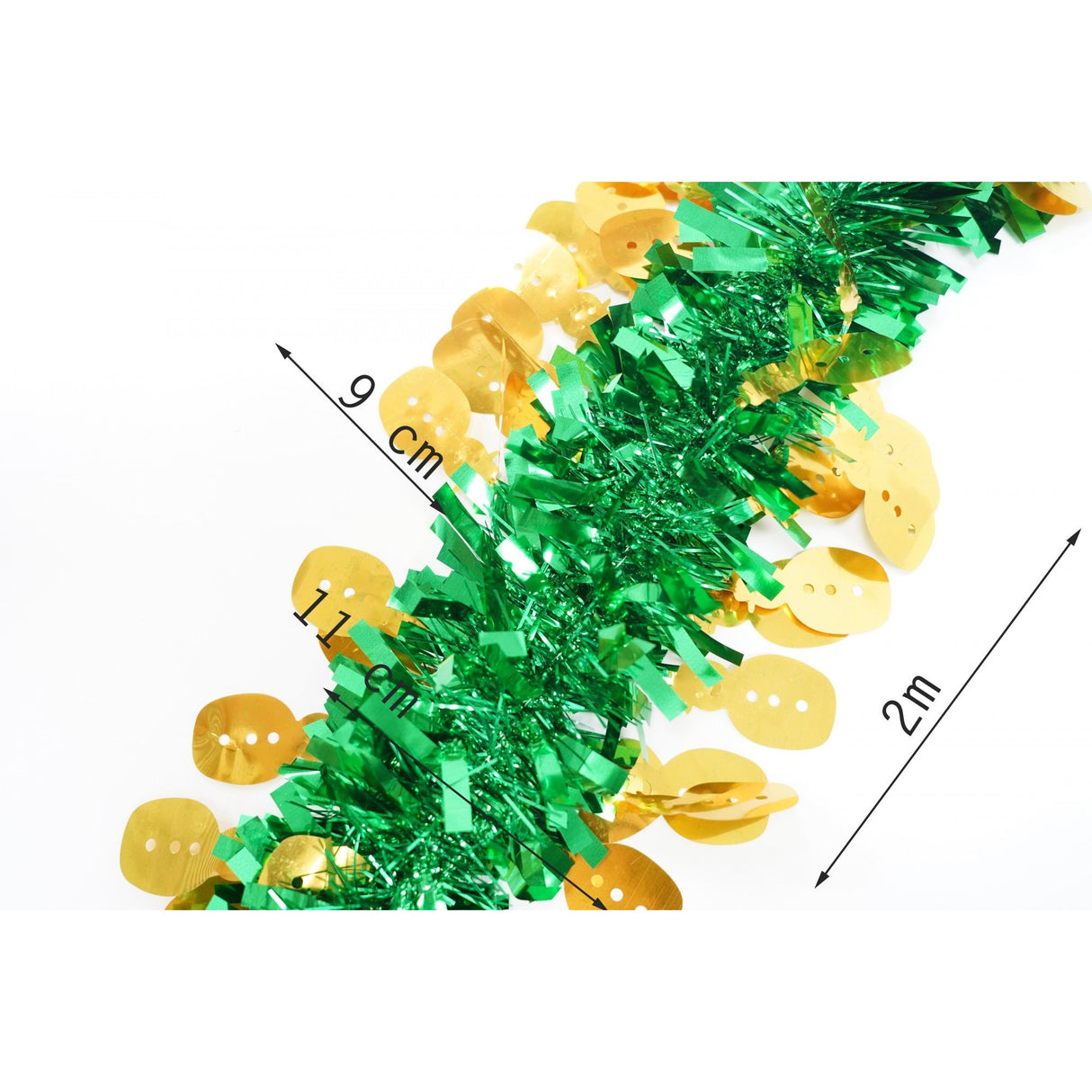 Beteala Craciun, Vivimall, verde, marimea: 2 m x 11 cm x 9 cm material:folie PVC, interior/exterior) - vivimall.ro