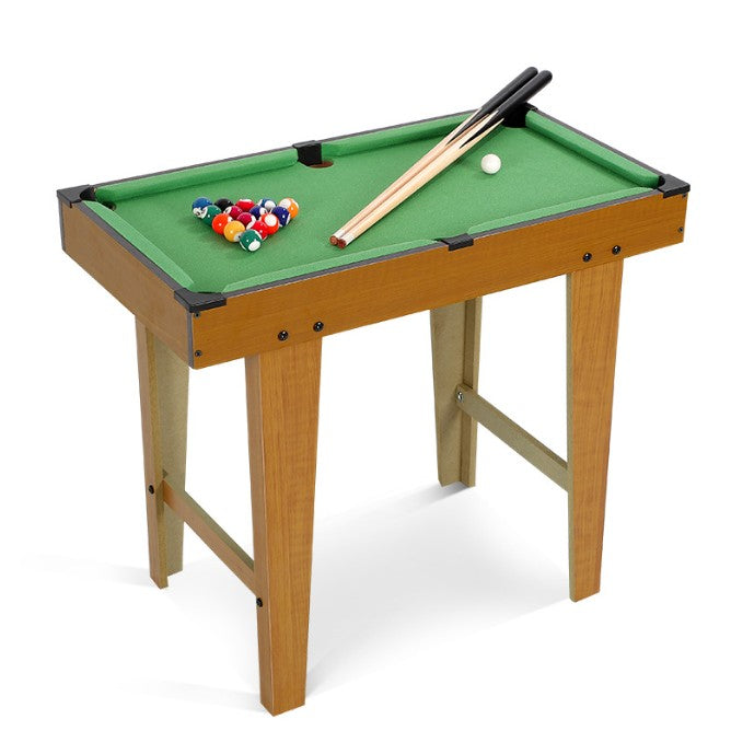 Mini Masa de Biliard pentru Copii, Vivimall, Durabil, Usor de Transportat, 2 Tacuri, 16 Bile, 69x37x60 cm - vivimall.ro