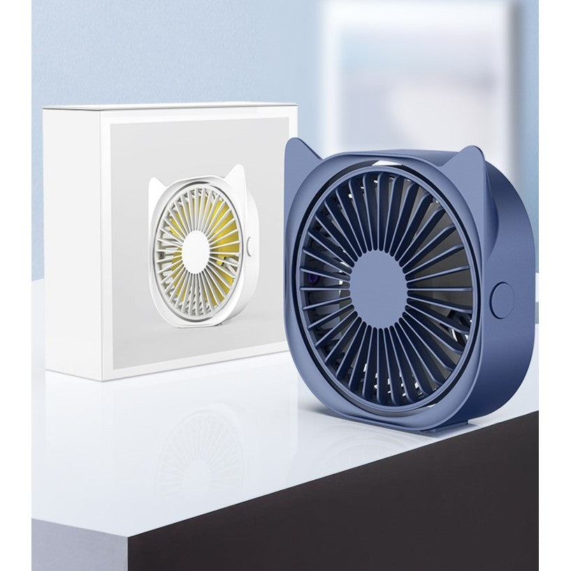 Mini ventilator birou USB | DeskBreeze - vivimall.ro
