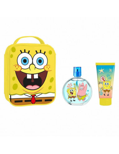 SpongeBob — Set copii: Eau de Toilette 100 ml + Gel de duș 100 ml + Trusă 3D (Air‑Val) - vivimall.ro