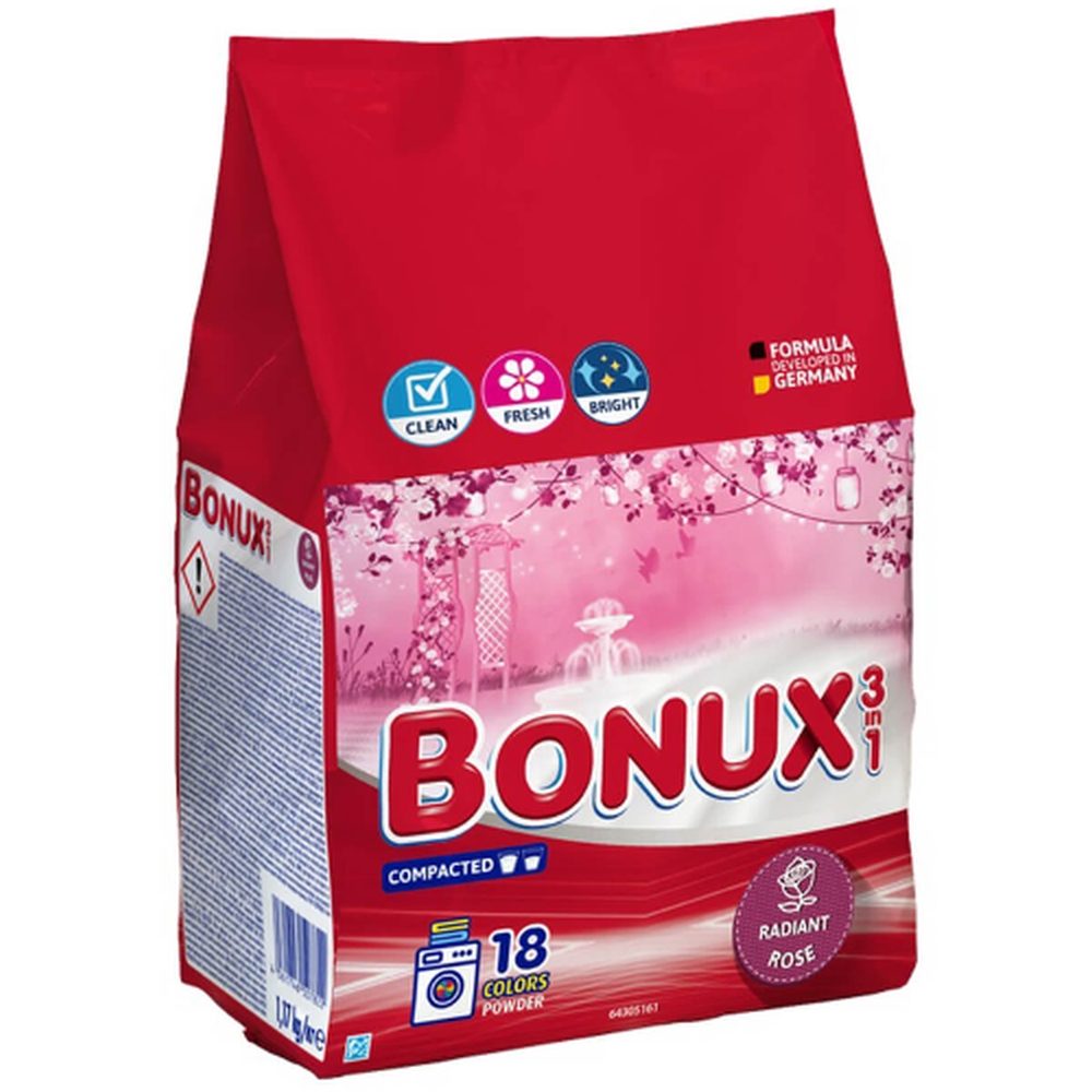 Bonux Mosópor Automata 1,17 kg Rózsa 18 mosás