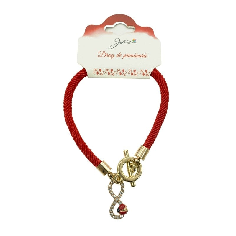 Martisor Bratara Aurie Jolie V6 Infinit - vivimall.ro