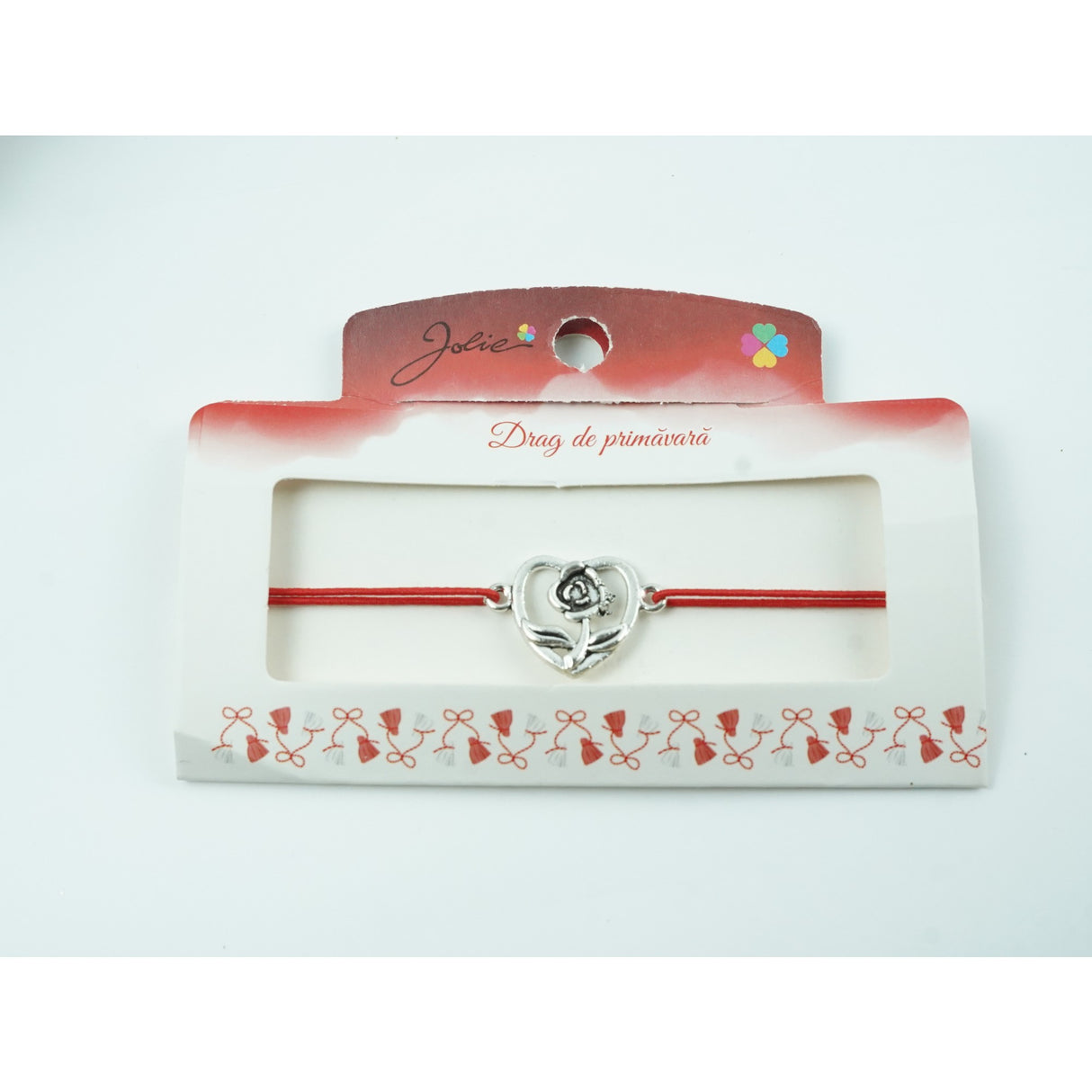 Bratara Jolie cu 2 Noduri Elastica Inimioara - vivimall.ro