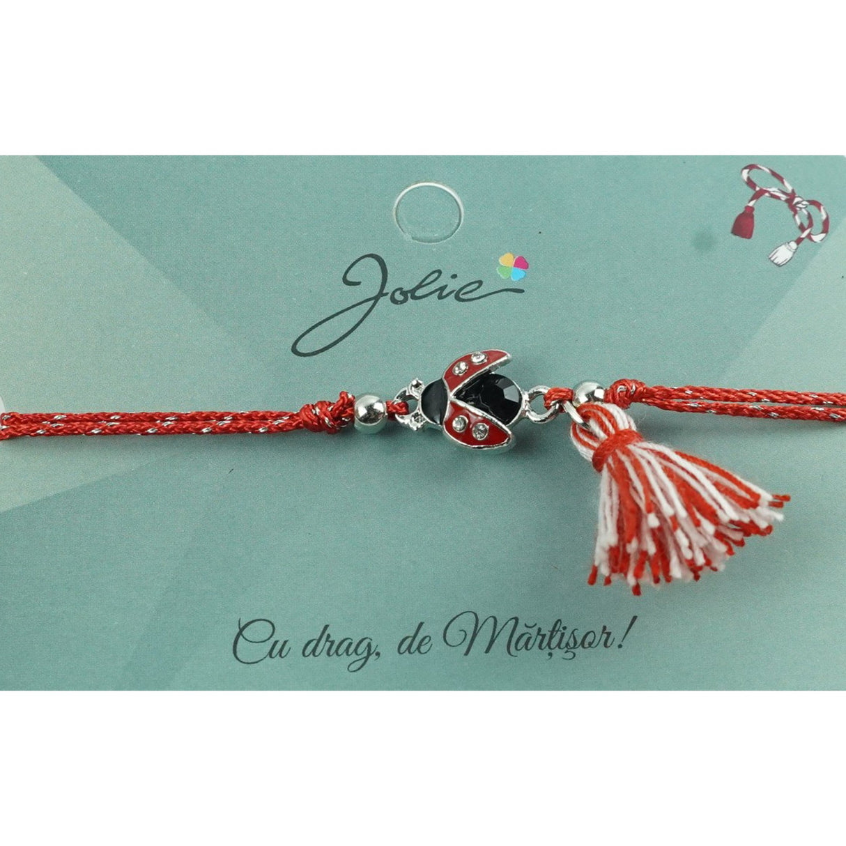 Bratara Jolie cu Ciucure Buburuza - vivimall.ro