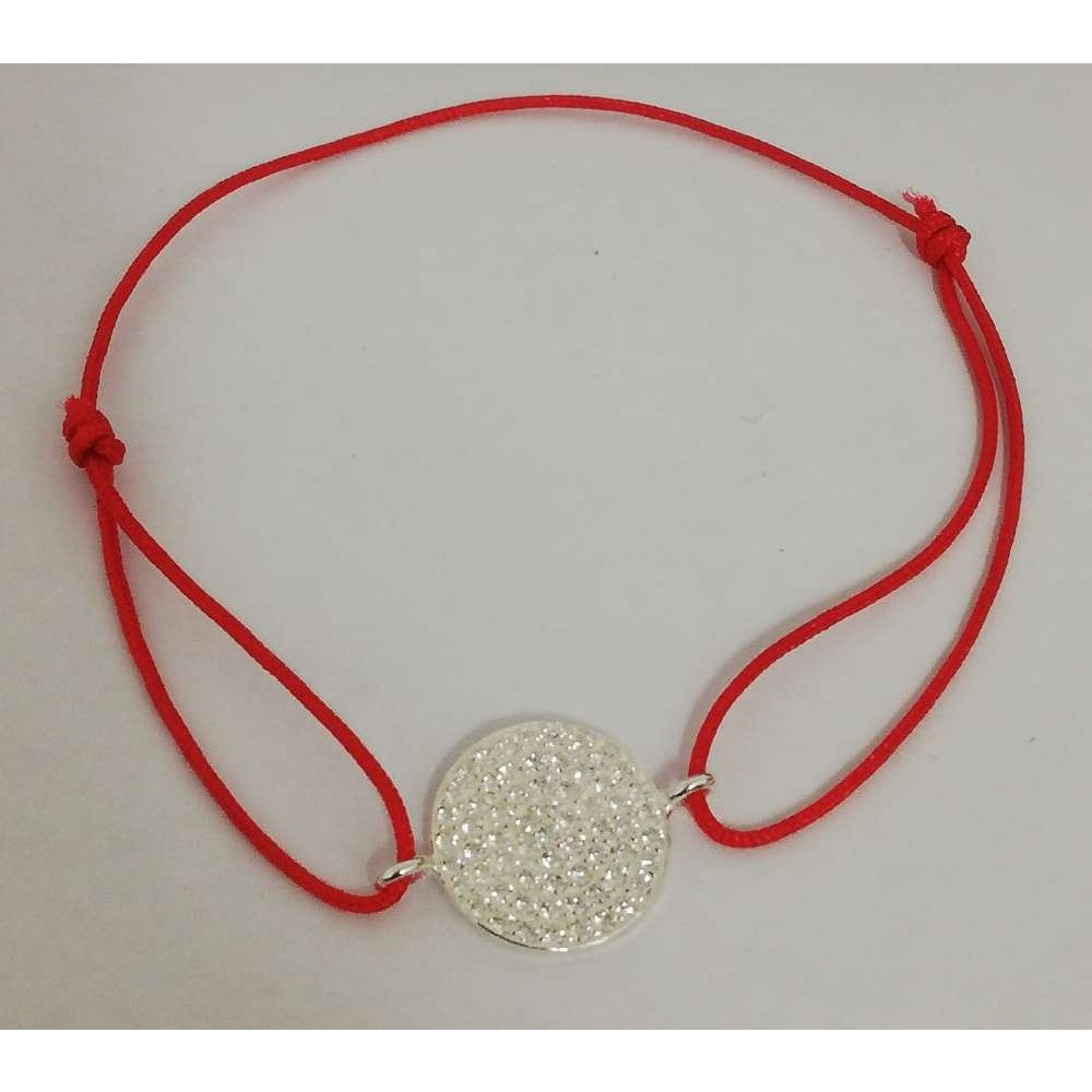 Bratara cu nod dublu din Argint 925, model Banut cu pietre - vivimall.ro