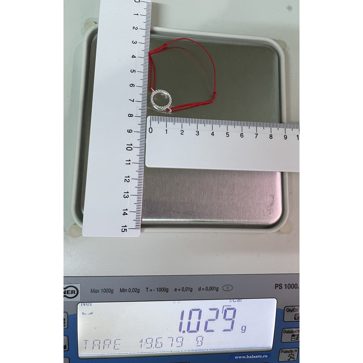 Bratara Snur Reglabil, Argint 925, Cerc Mare Cu Pietre, Jolie Silver, 1 g, 2 cm x 1.5 cm - vivimall.ro