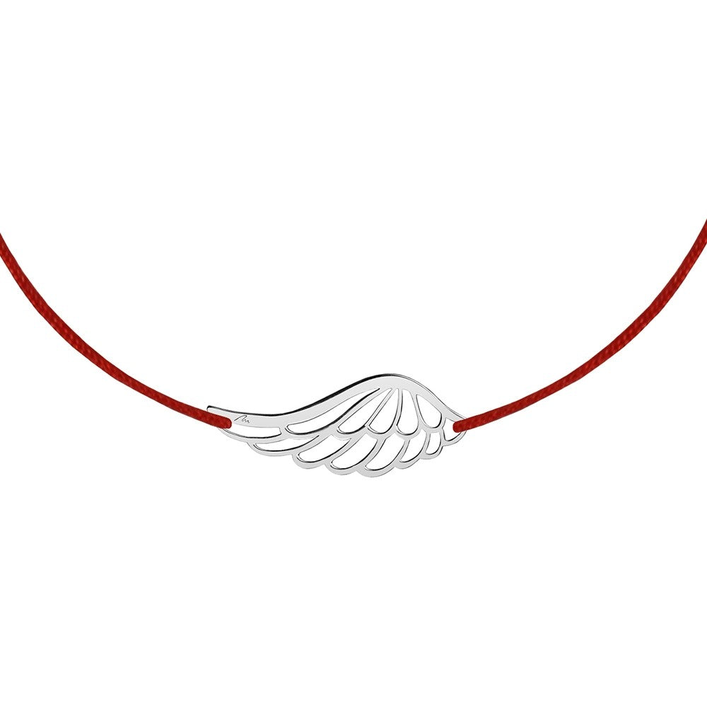 Bratara Snur Reglabil, Argint 925, Aripa, Jolie Silver, 0.7 g, 2 cm x 0.7 cm - vivimall.ro