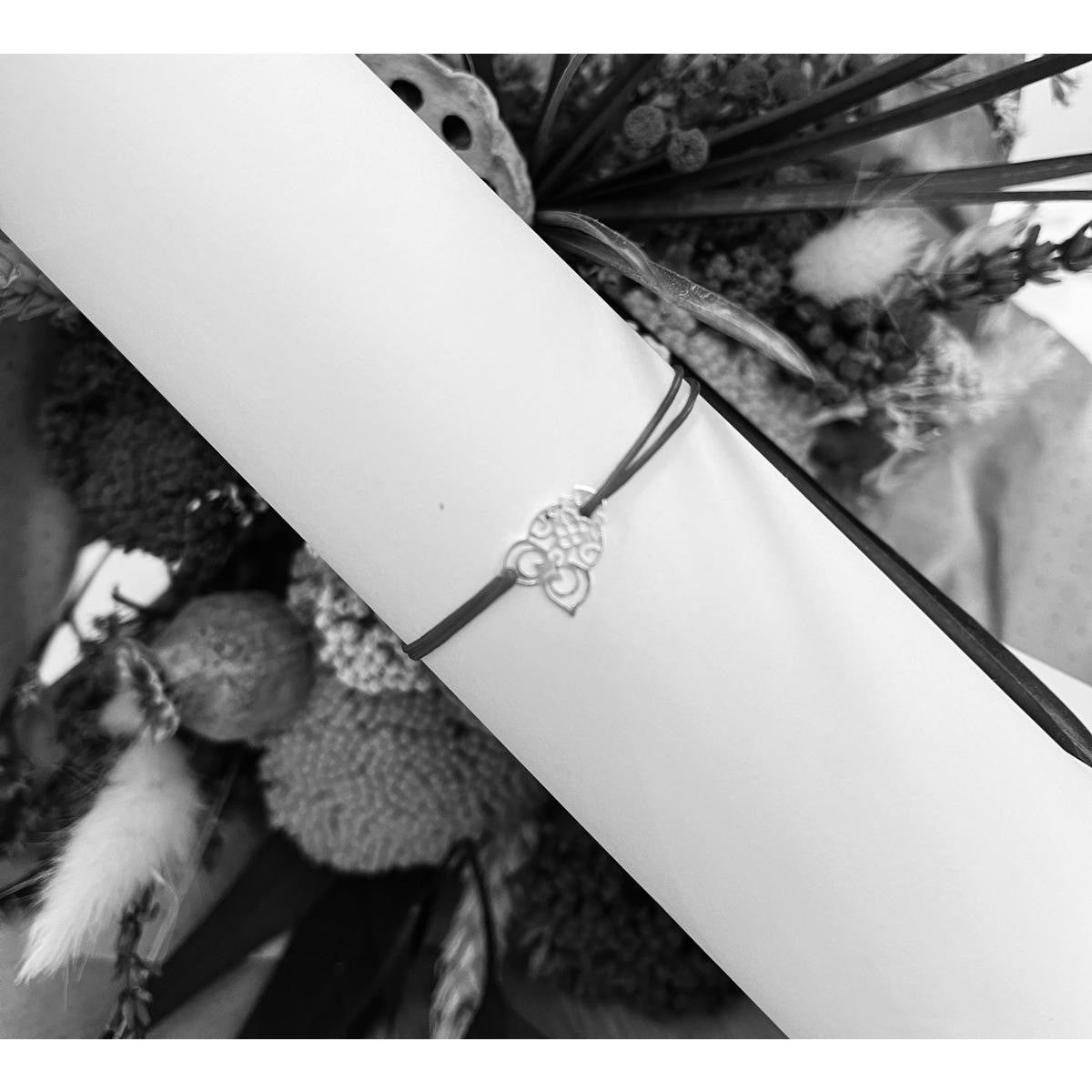 Bratara Snur Reglabil, Argint 925, Bufnita Brodata, Jolie Silver, 0.4 g, 1.2 cm x 1 cm - vivimall.ro