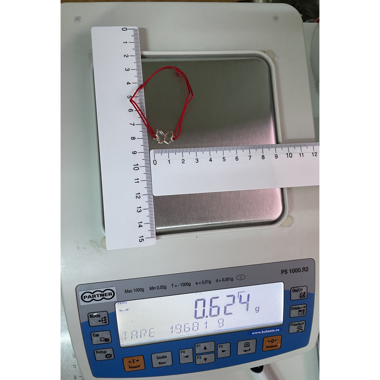 Bratara Snur Reglabil, Argint 925, Fluturas Contur, Jolie Silver, 0.6 g, 1.8 cm x 1 cm - vivimall.ro