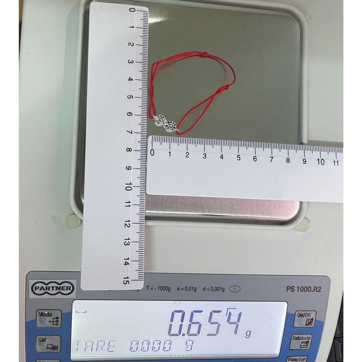 Bratara Snur Reglabil, Argint 925, Infinit Cu Zirconiu Colorat, Jolie Silver, 0.6 g, 1.8 cm x 0.5 cm - vivimall.ro